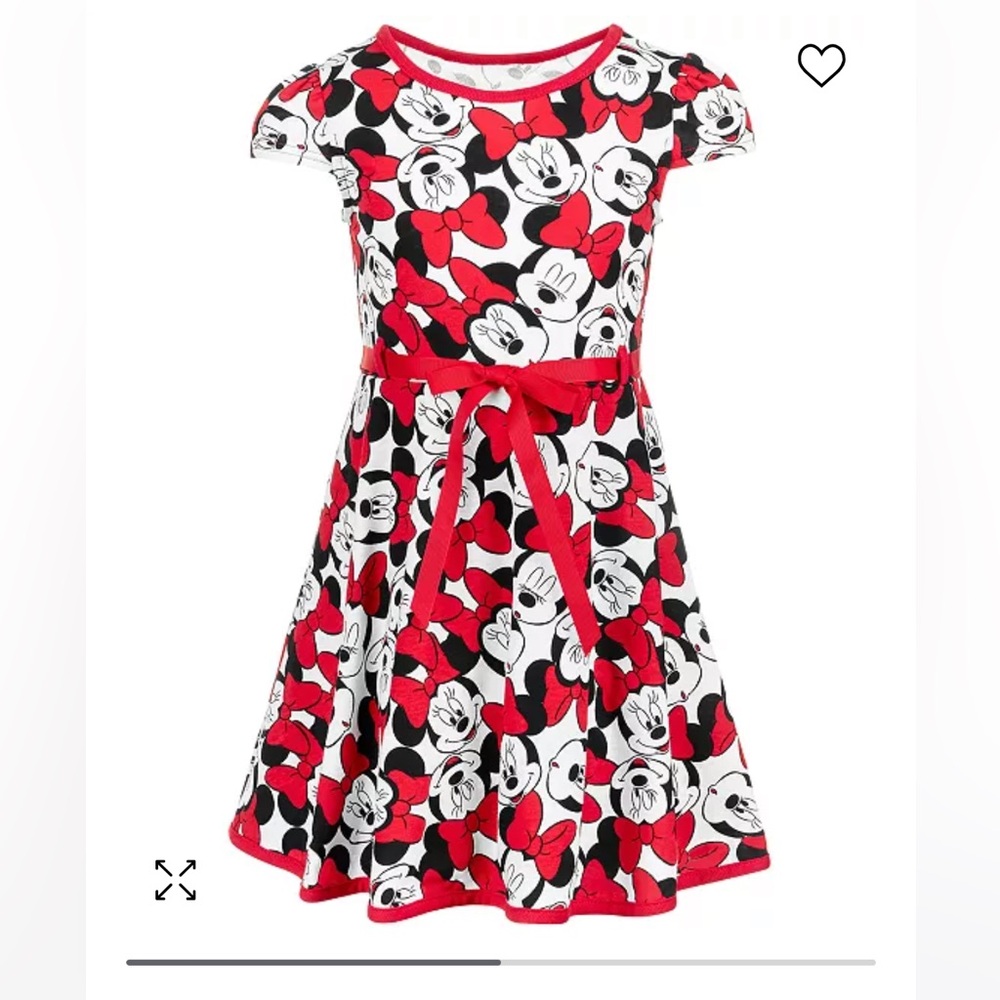 Minnie Print Dress 2T NWT